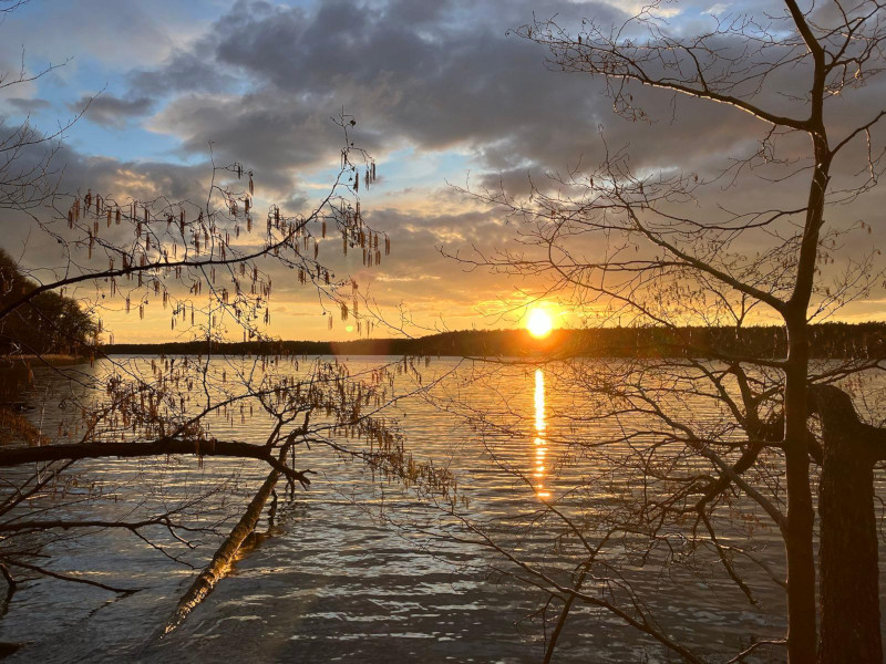 Sunset at Werbellinsee, Germany